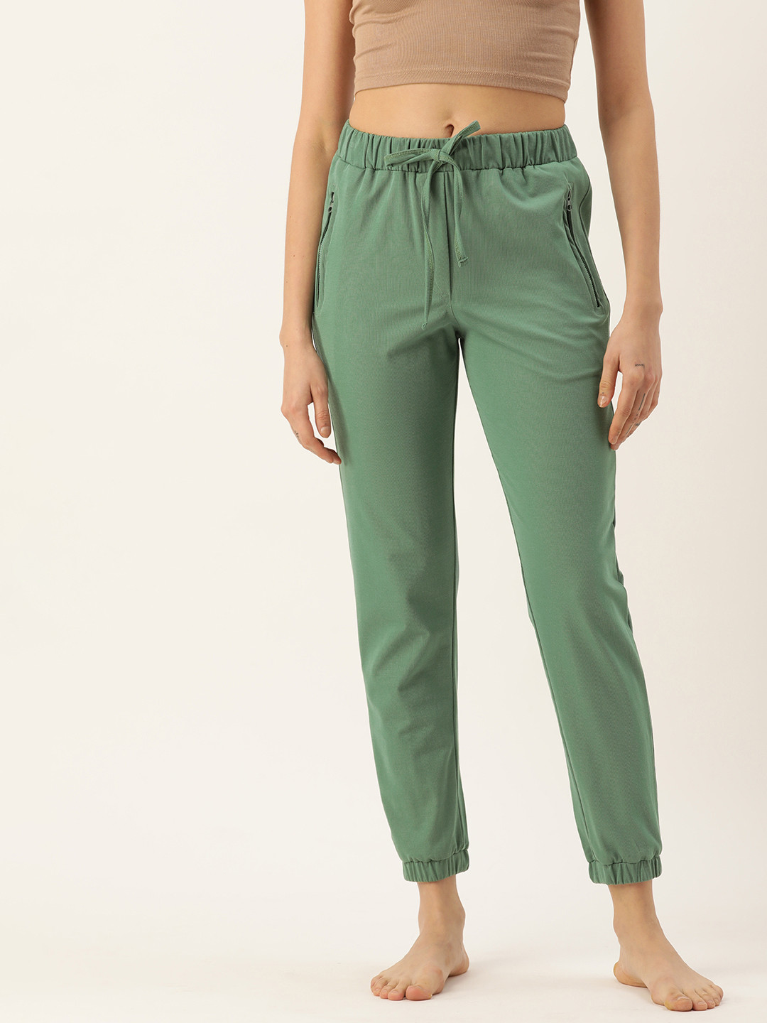 

Clt.s Mid-Rise Slim Fit Joggers, Green