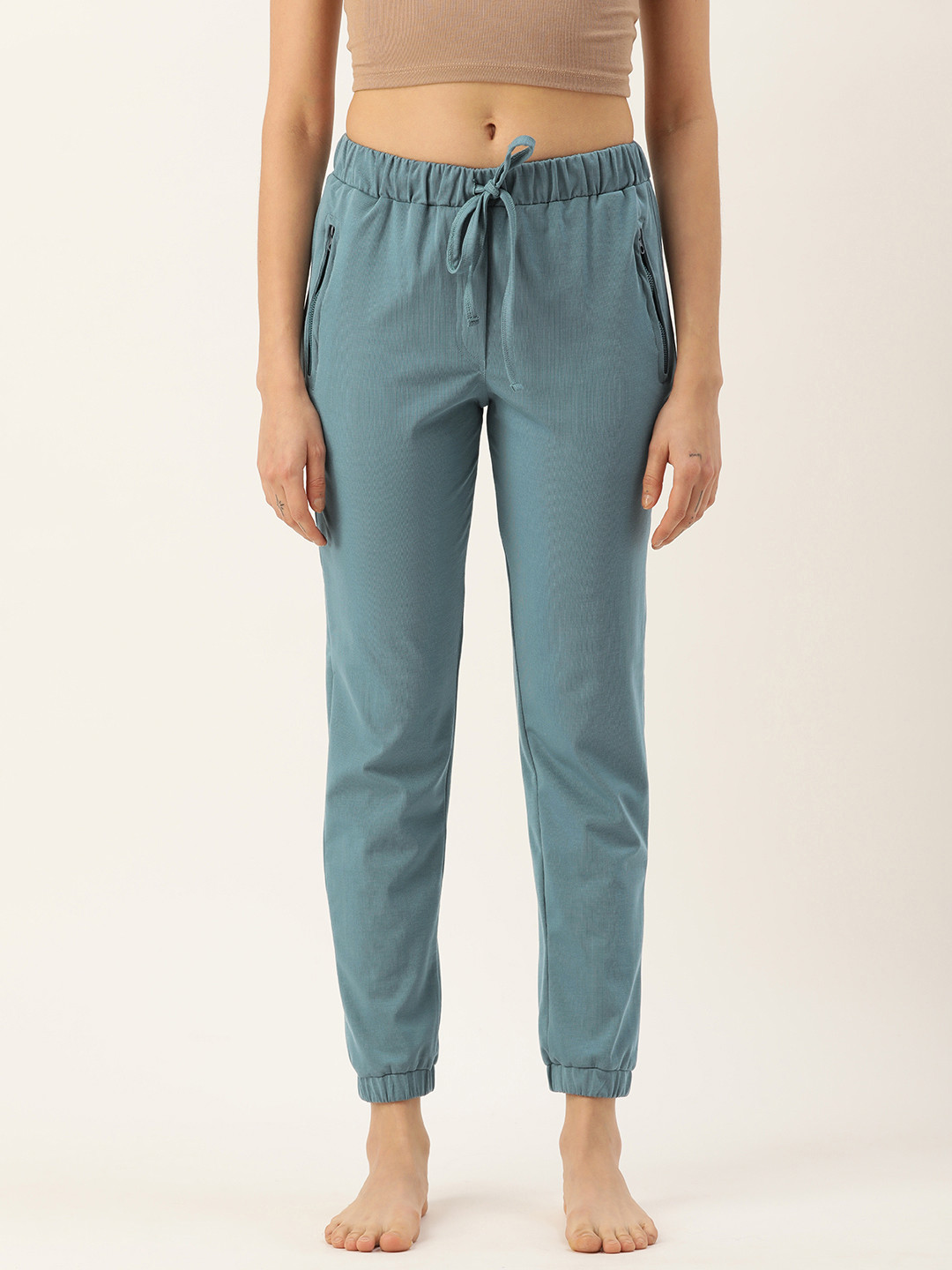 

Clt.s Mid-Rise Slim Fit Joggers, Blue