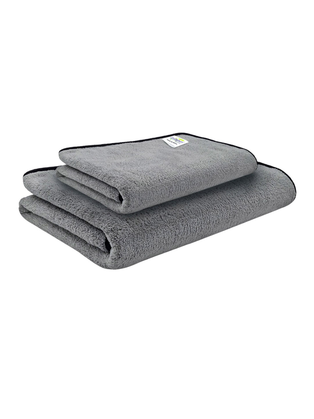 

Softspun Microfiber Grey 2 Pieces 280 GSM Microfiber Super Soft Towel Set