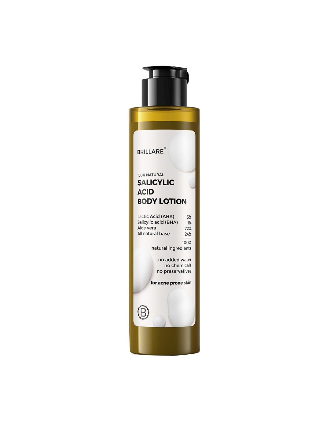 

BRILLARE Salicylic Acid Body Lotion For Acne Prone Skin, Brown
