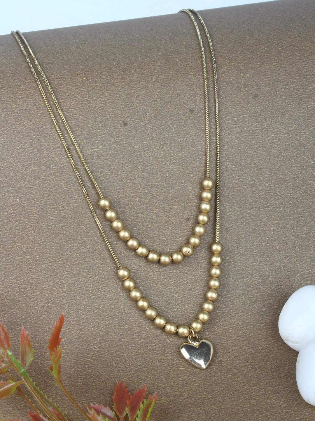 

Stylecast X KPOP Brass Gold-Plated Beaded Necklace
