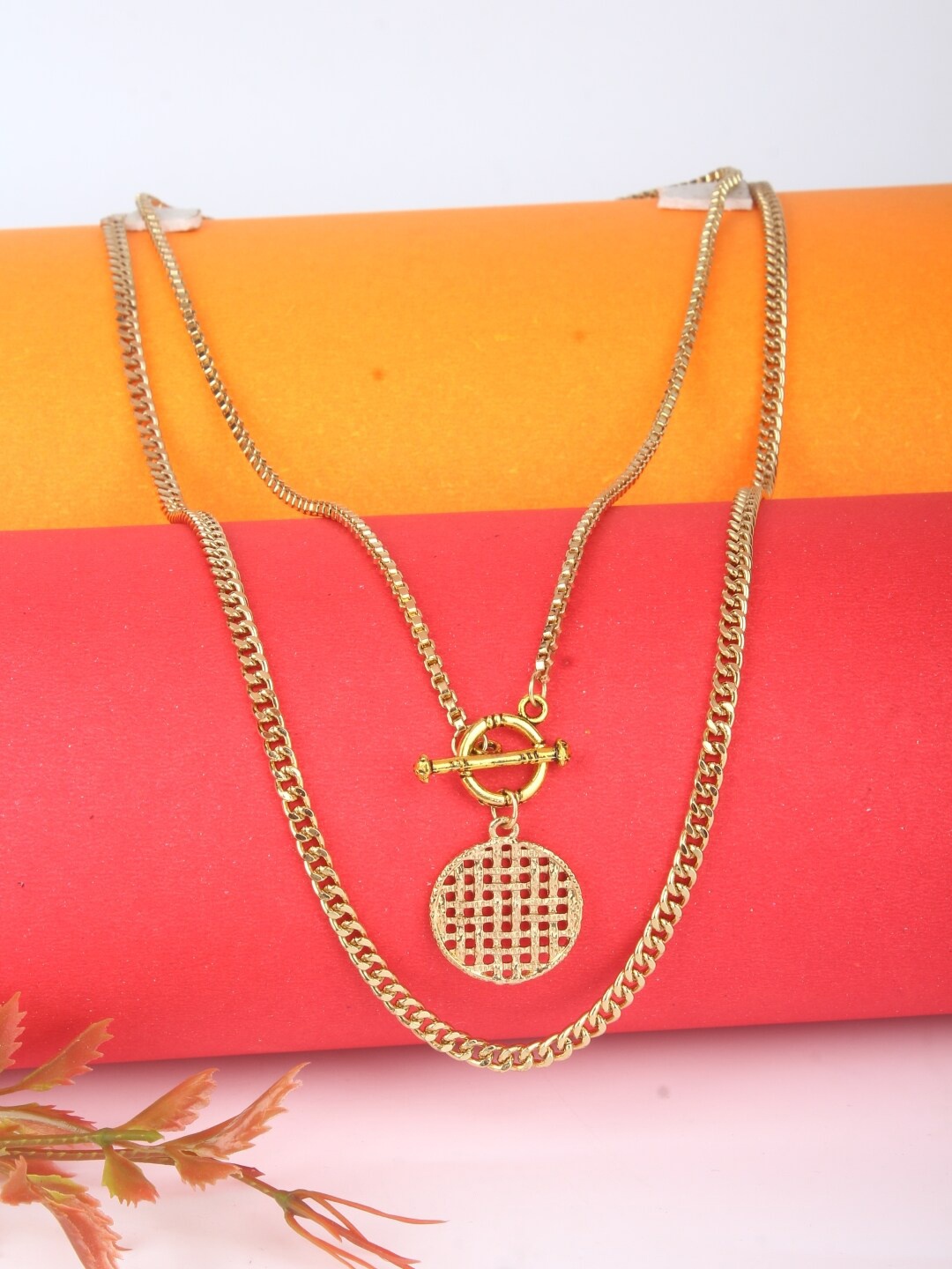 

Stylecast X KPOP Gold-Plated Brass Layered Necklace