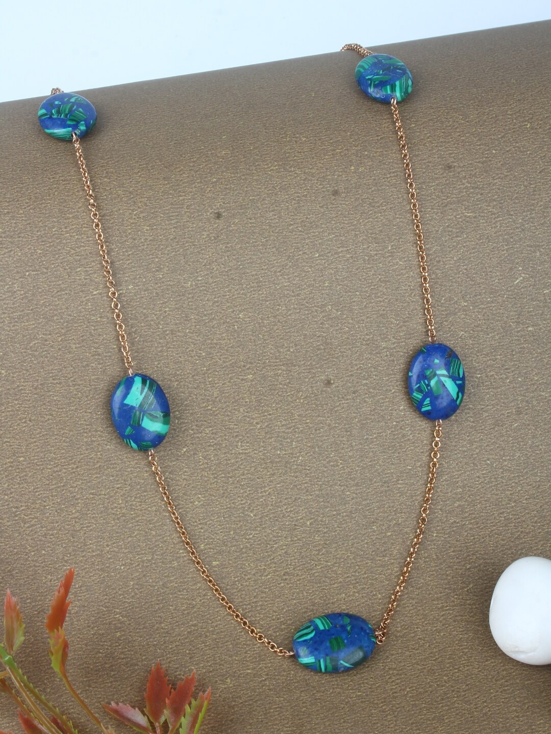 

Stylecast X KPOP Gold-Plated Stone-Studded Necklace