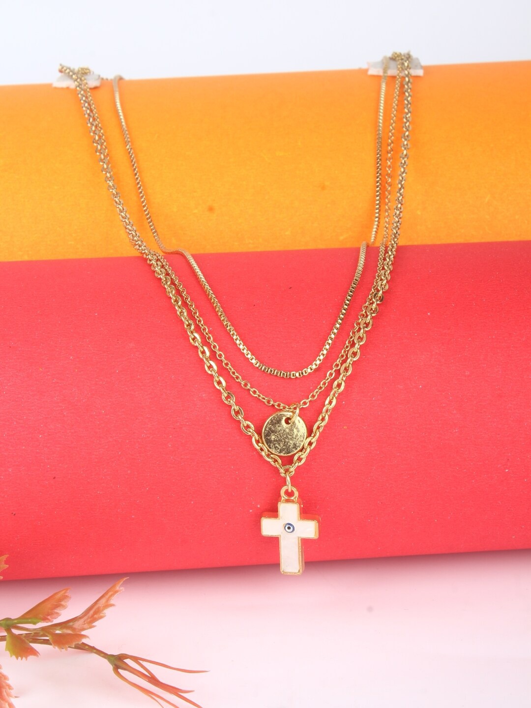 

Stylecast X KPOP Brass Gold-Plated Layered Necklace