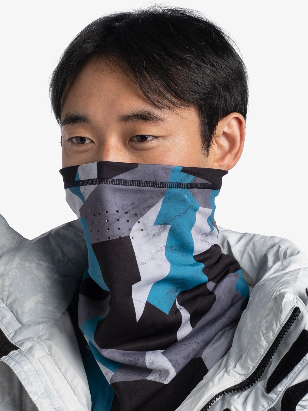 

Original Buff SA Unisex Abstract Printed Scarf, Blue