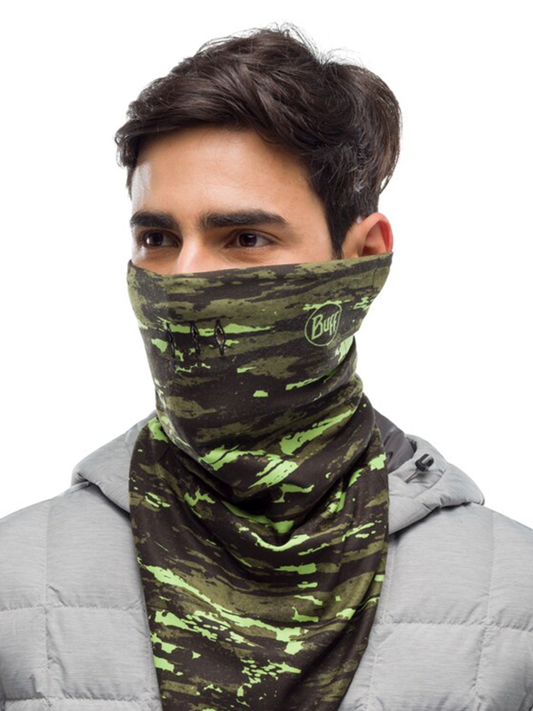 

Original Buff SA Unisex Abstract Printed Scarf, Green