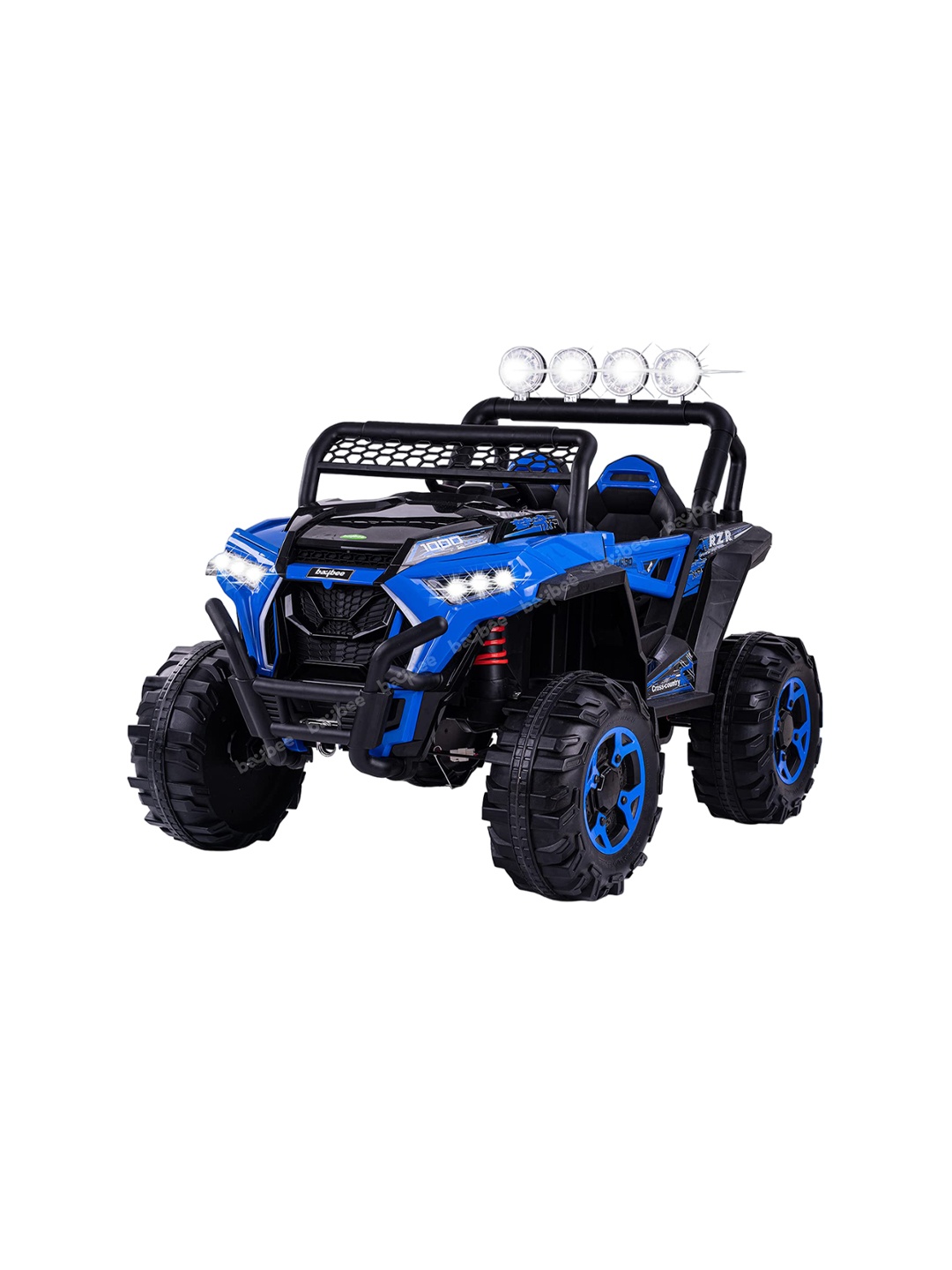 

BAYBEE Kids Rechargeable Battery Operated Ride Jeep, Blue