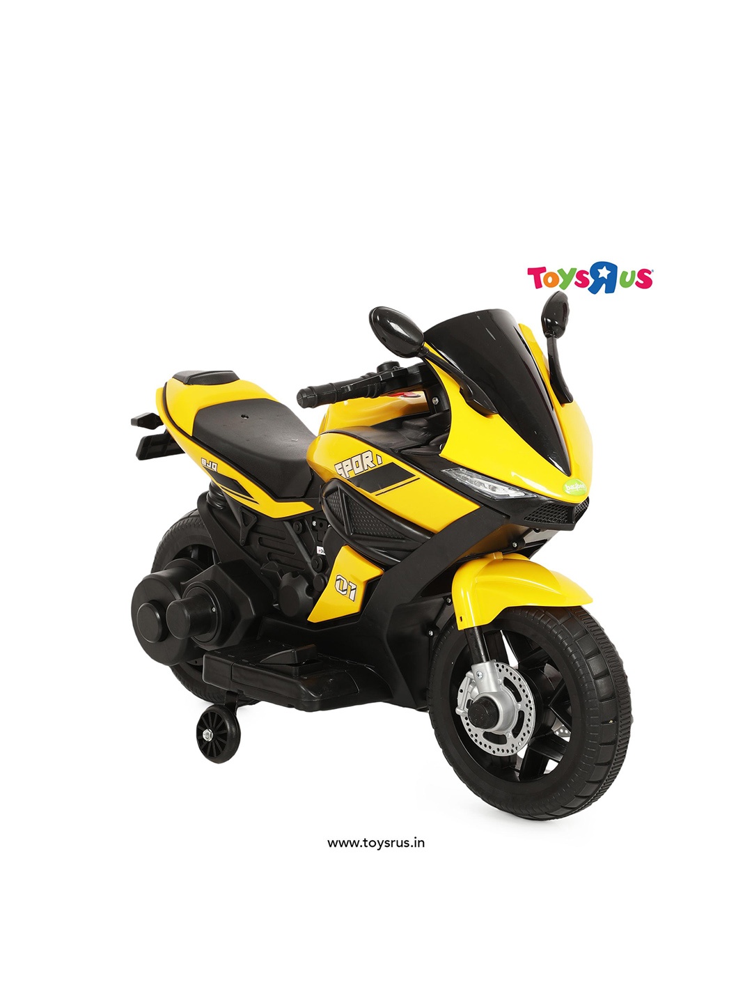 

BAYBEE Kids Rechargeable Battery Operated Bike, Yellow