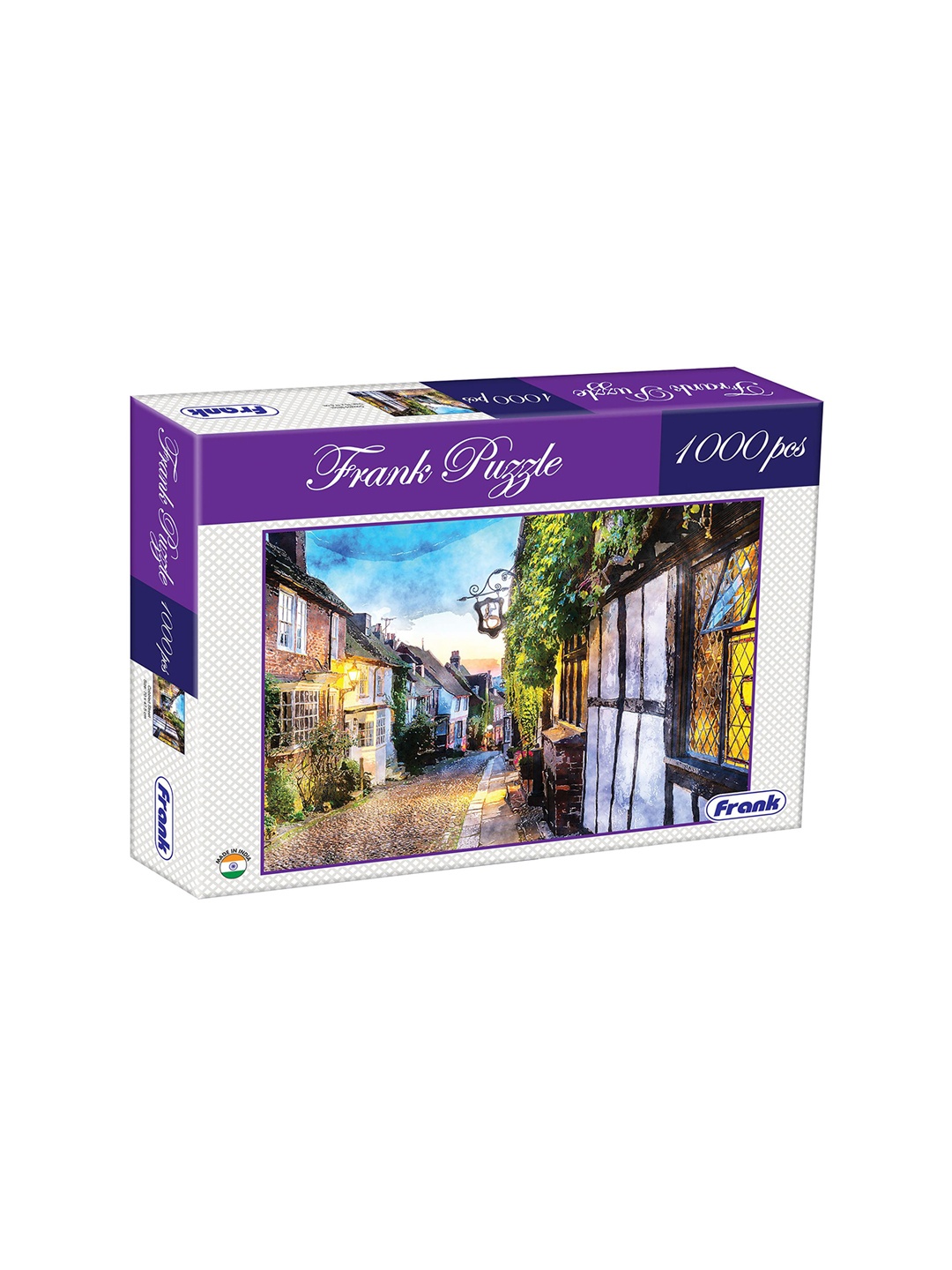 

Frank Kids Cobbled Street 1000 Piece Jigsaw Puzzle, Purple