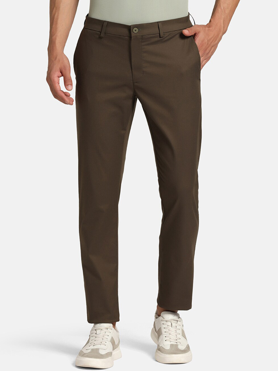 

Blackberrys TechPro Men Olive Casual Trouser