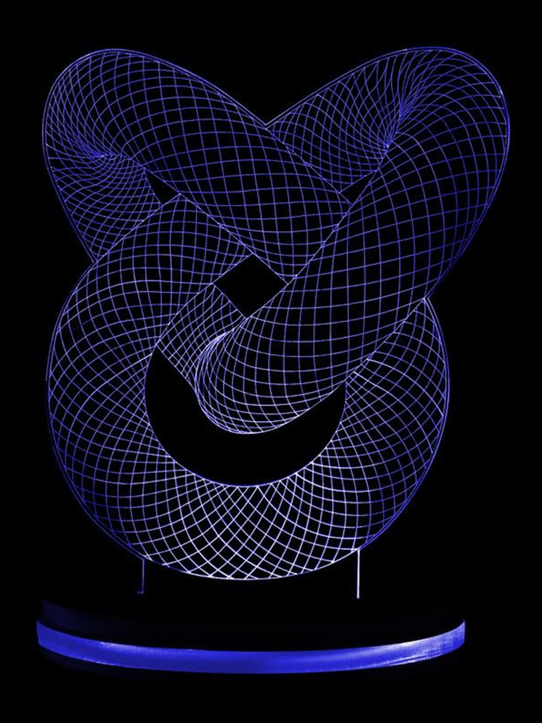 

Buyist Green Love Knot 3D Illusion Acrylic LED Table Lamp
