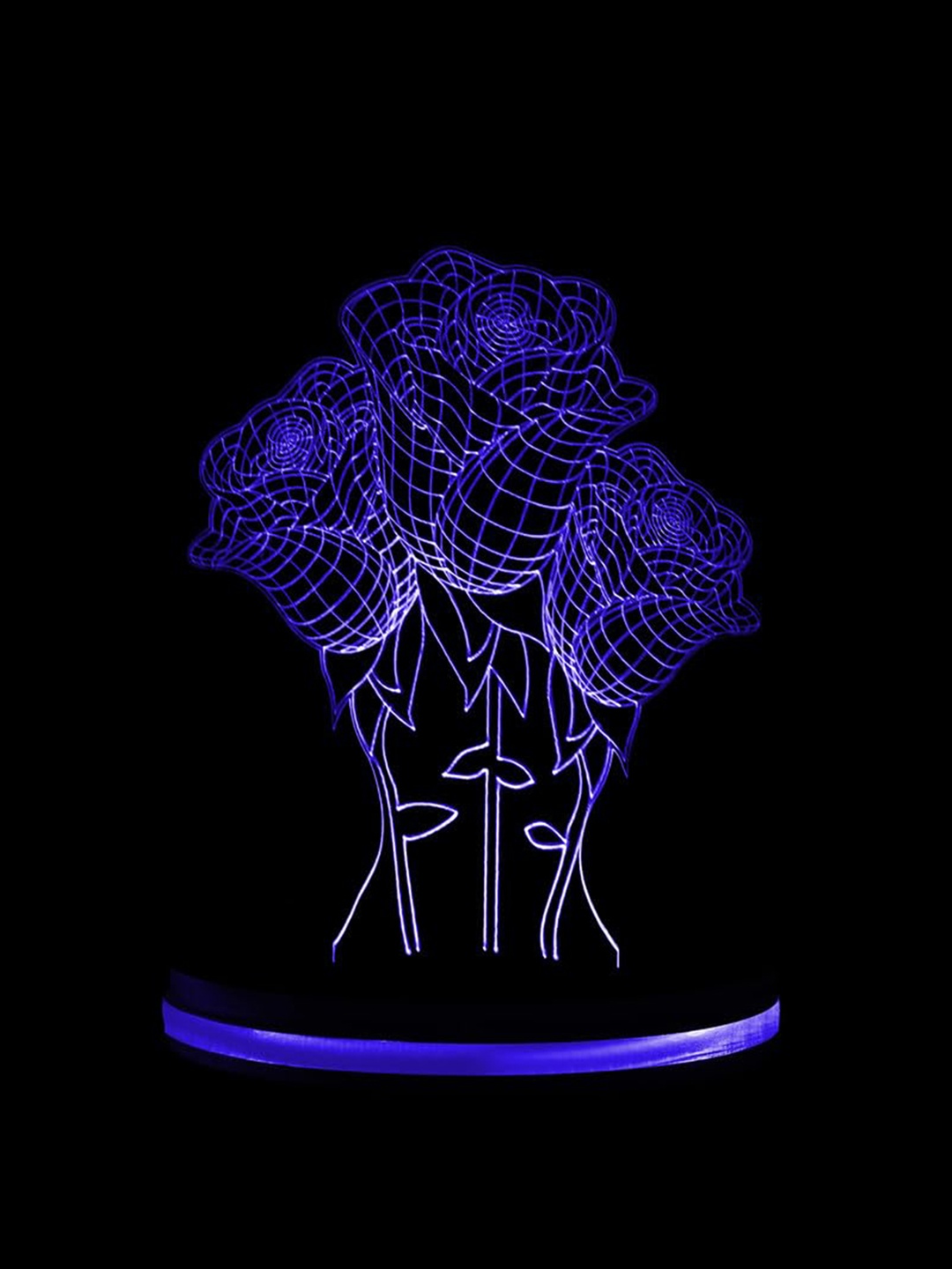 

Buyist Green Roses 3D Illusion LED Table Lamp