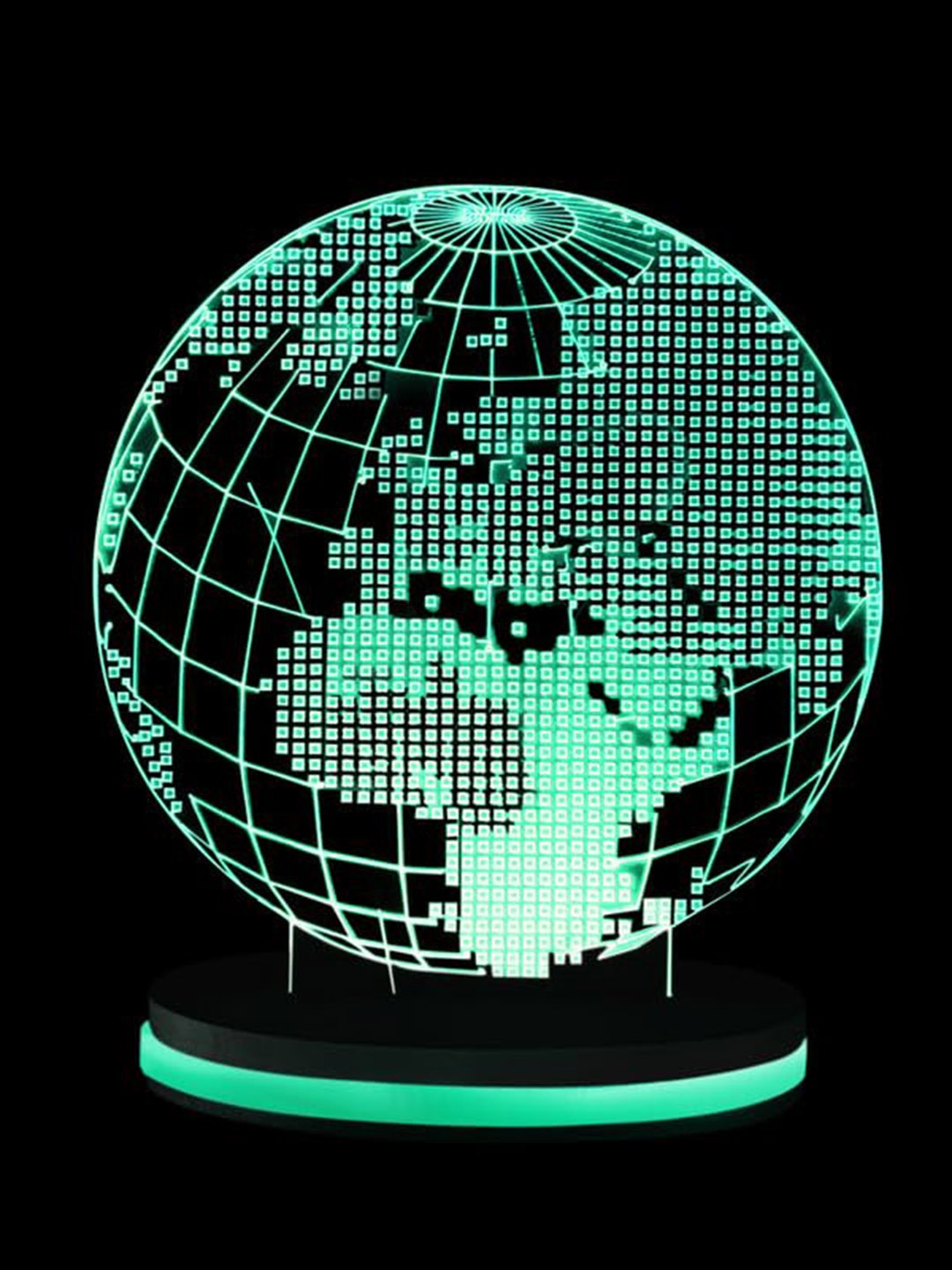 

Buyist Green Globe 3D Illusion LED Table Lamp