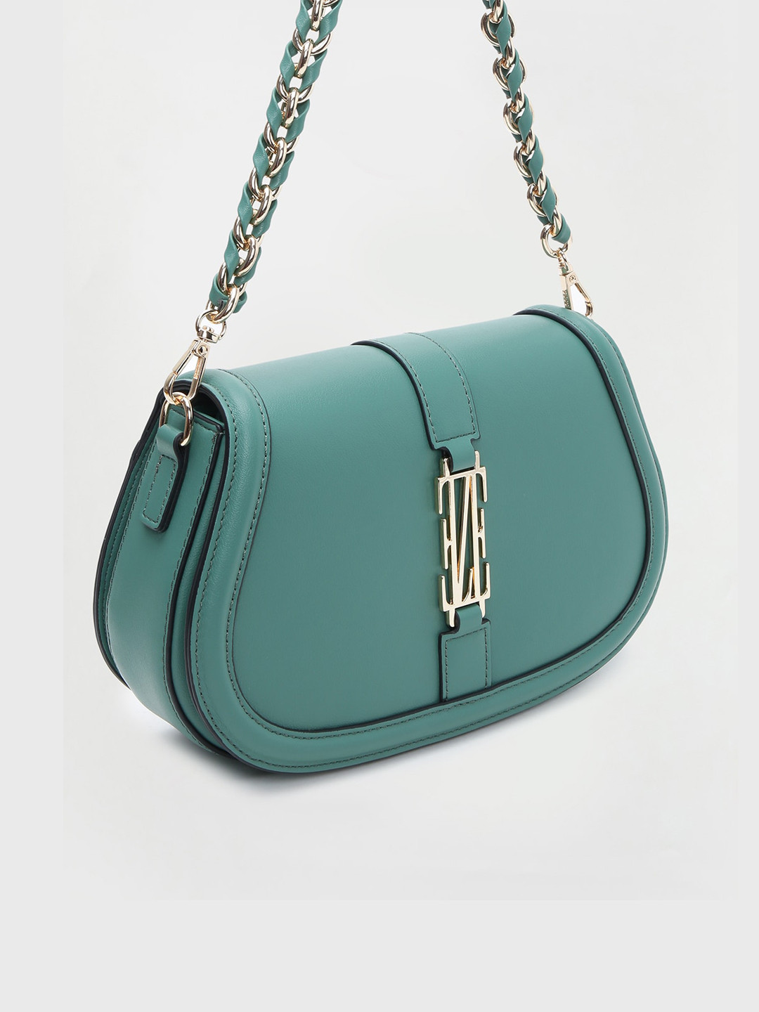 

ELLE Half Moon Sling Bag, Green