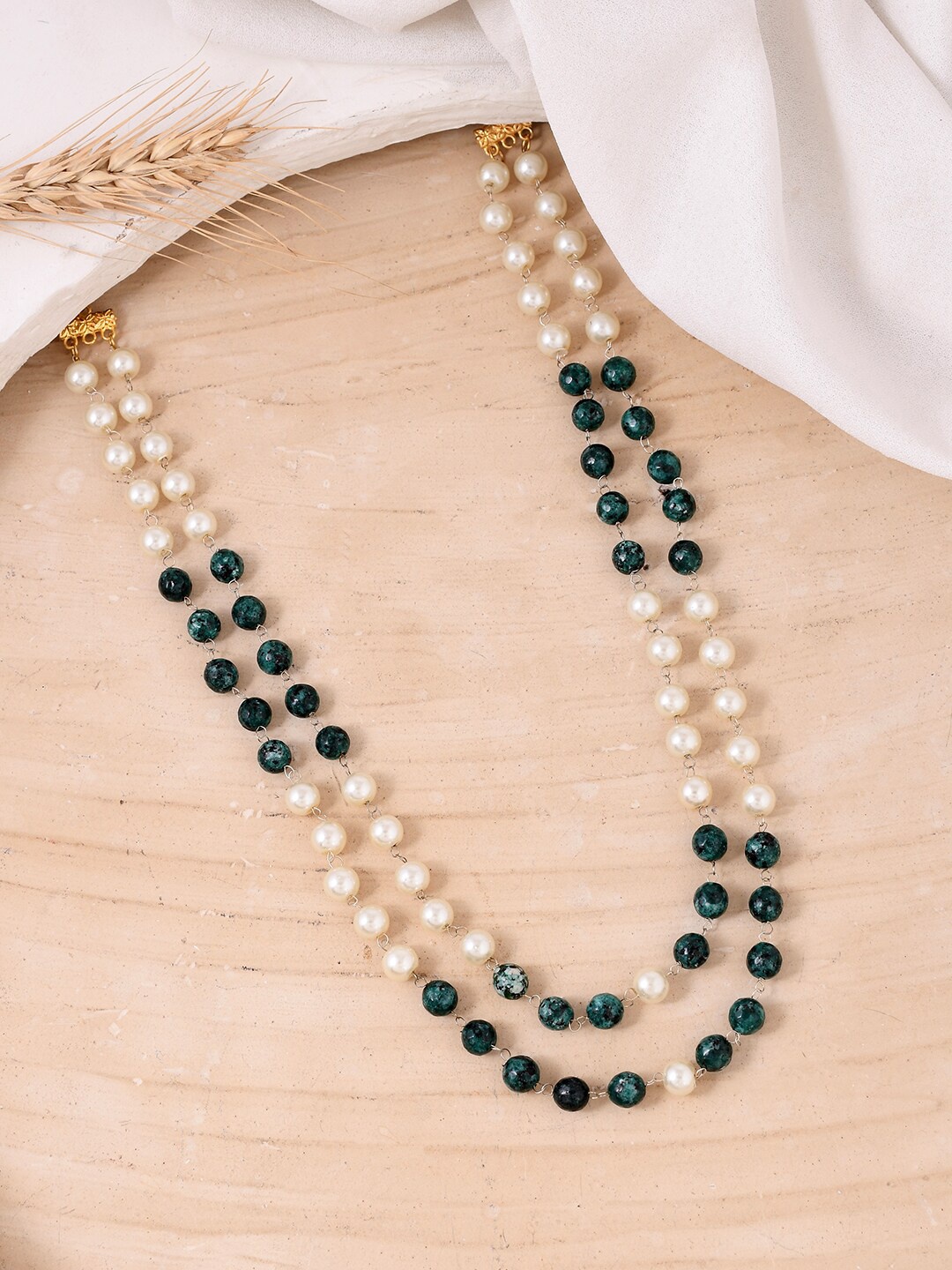

Silvermerc Designs Brass Gold-Plated Layered Necklace