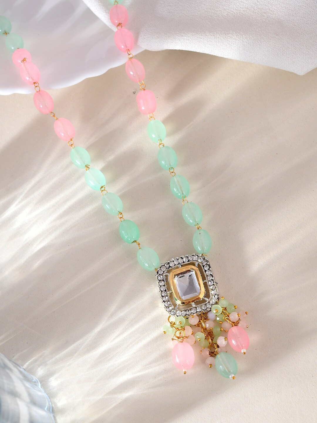 

Silvermerc Designs Brass Gold-Plated Necklace