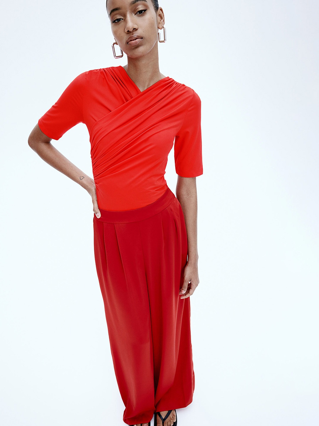

H&M Draped Body, Red