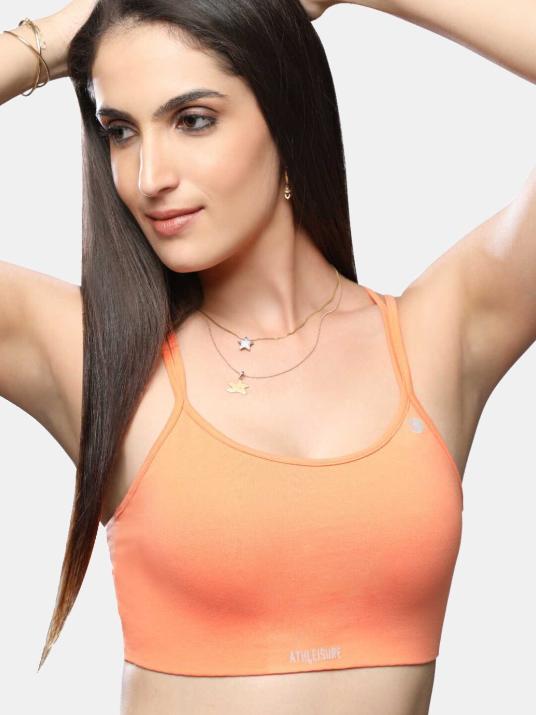 

Lovable Sport Non Padded Seamless Full Coverage Everyday Bra All Day Comfort, Orange