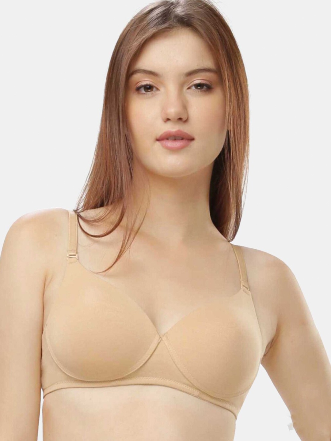 

Lovable Sport Medium Coverage Underwired Lightly Padded Bra All Day Comfort, Beige