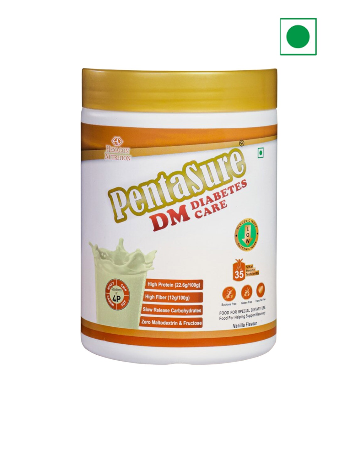 

PentaSure DM Diabetes Care Powder - Vanilla - 400g, Orange