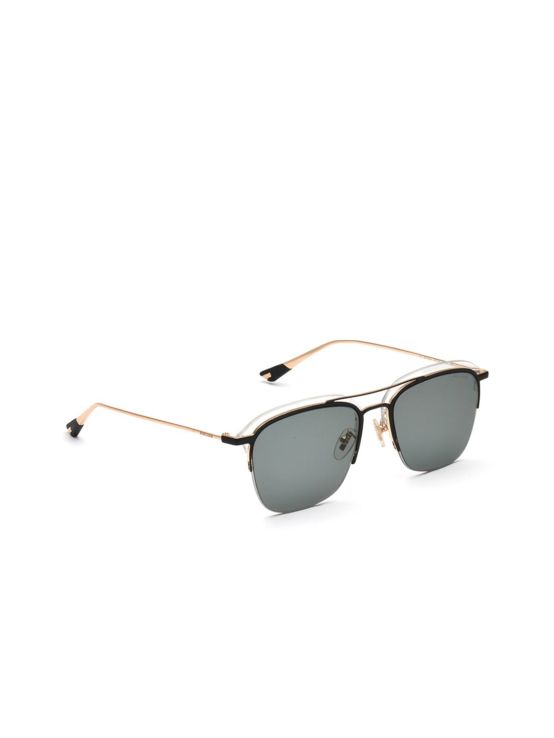 

Police Square Sunglasses With UV Protected Lens SPL783A54302SG, Grey