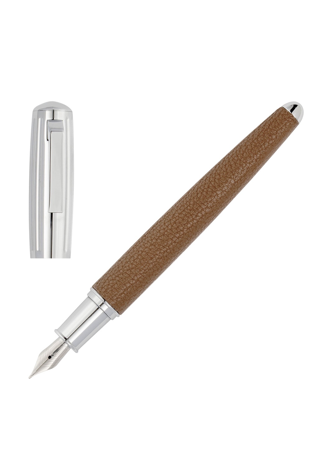 

Hugo Boss Pure Iconic Camel Fountain Pen, Grey