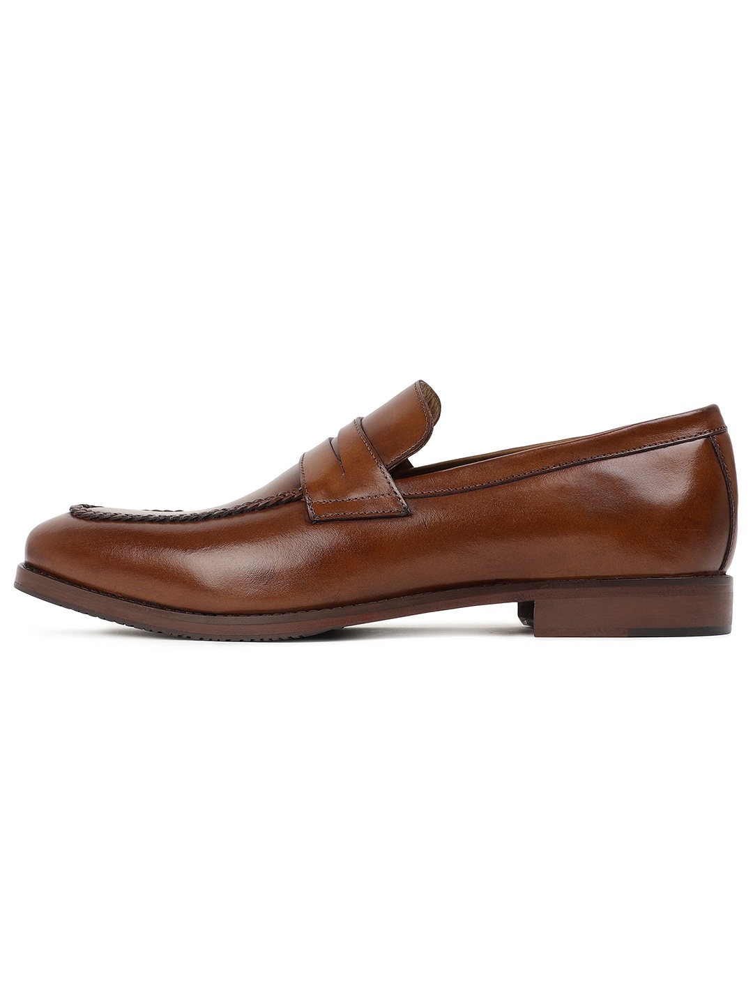 

RARE RABBIT Men Argus Leather Formal Loafers, Tan