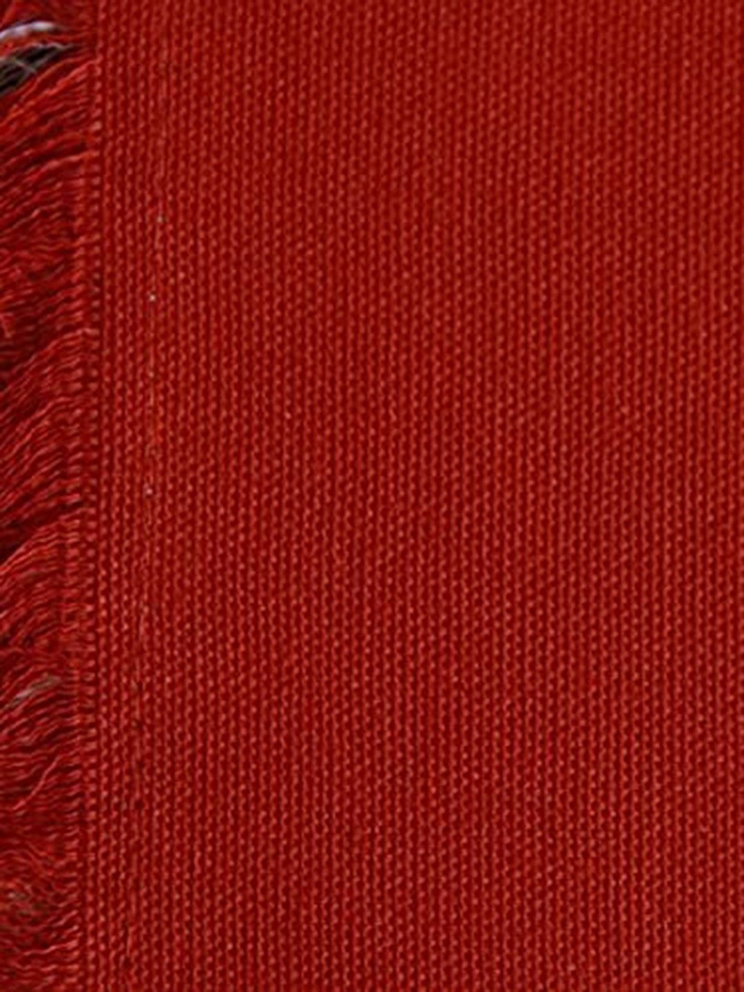 

Lushomes Red 6 Pieces Cotton Dining Table Mats