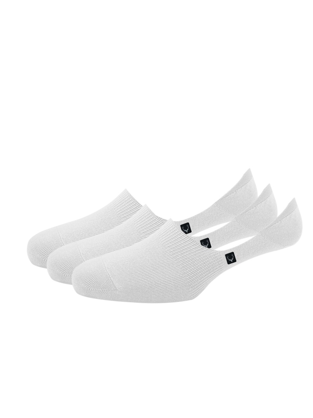 

Allen Solly Men Pack Of 3 Shoe Liners-Length Socks, White