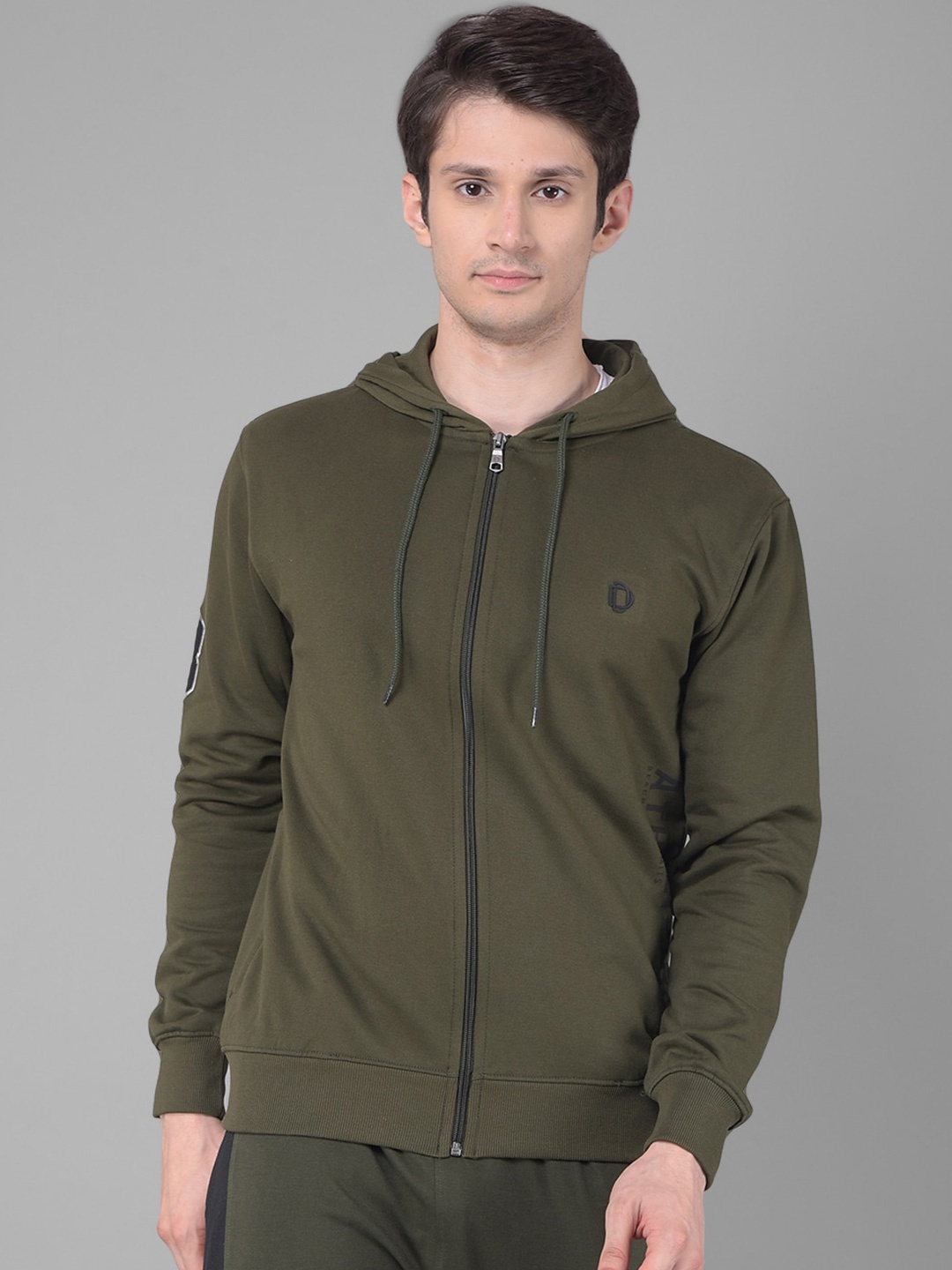 

Dollar Hooded Cotton Sweatshirt, Olive