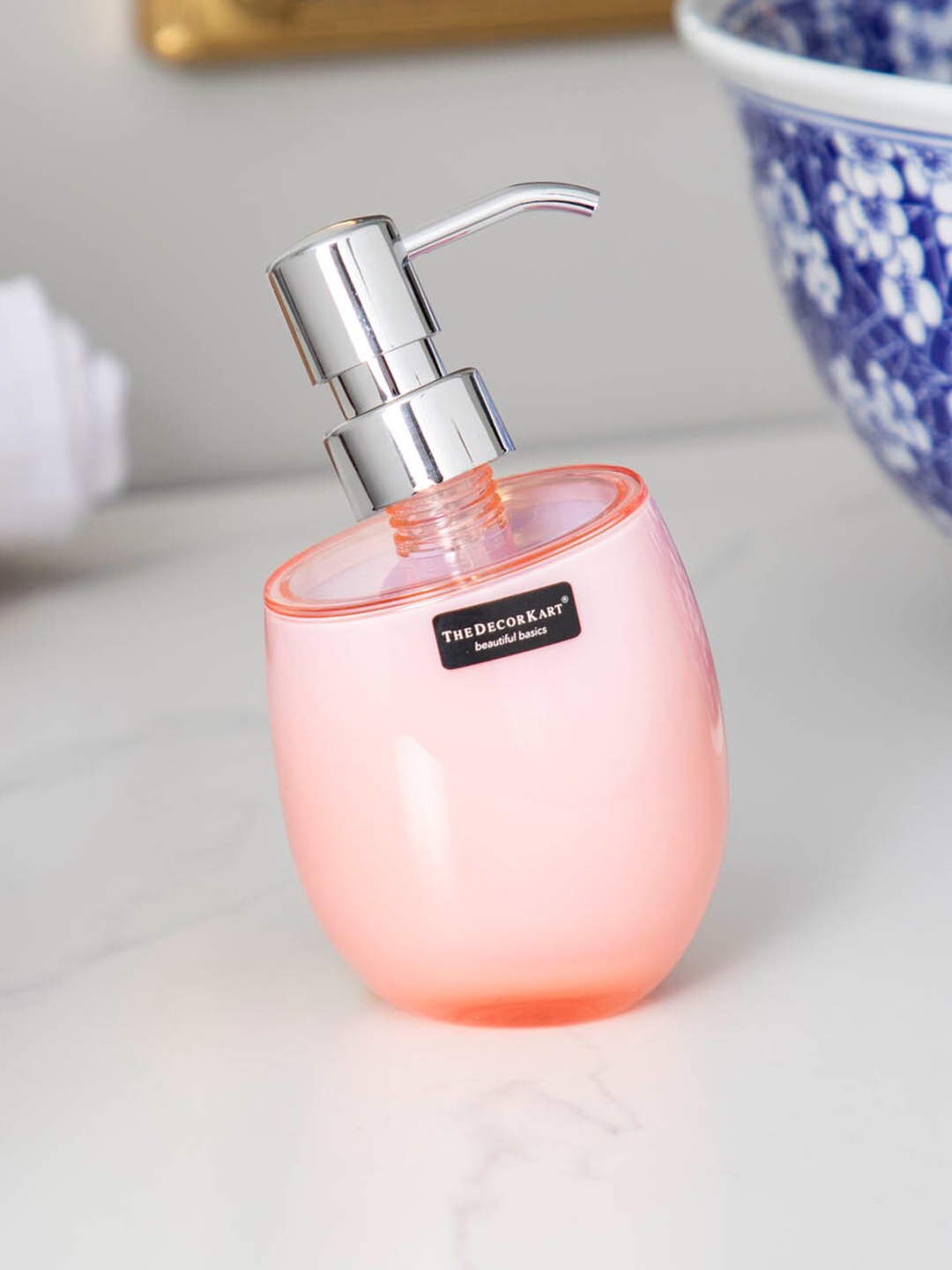 

THEDECORKART Pink Soap Dispenser