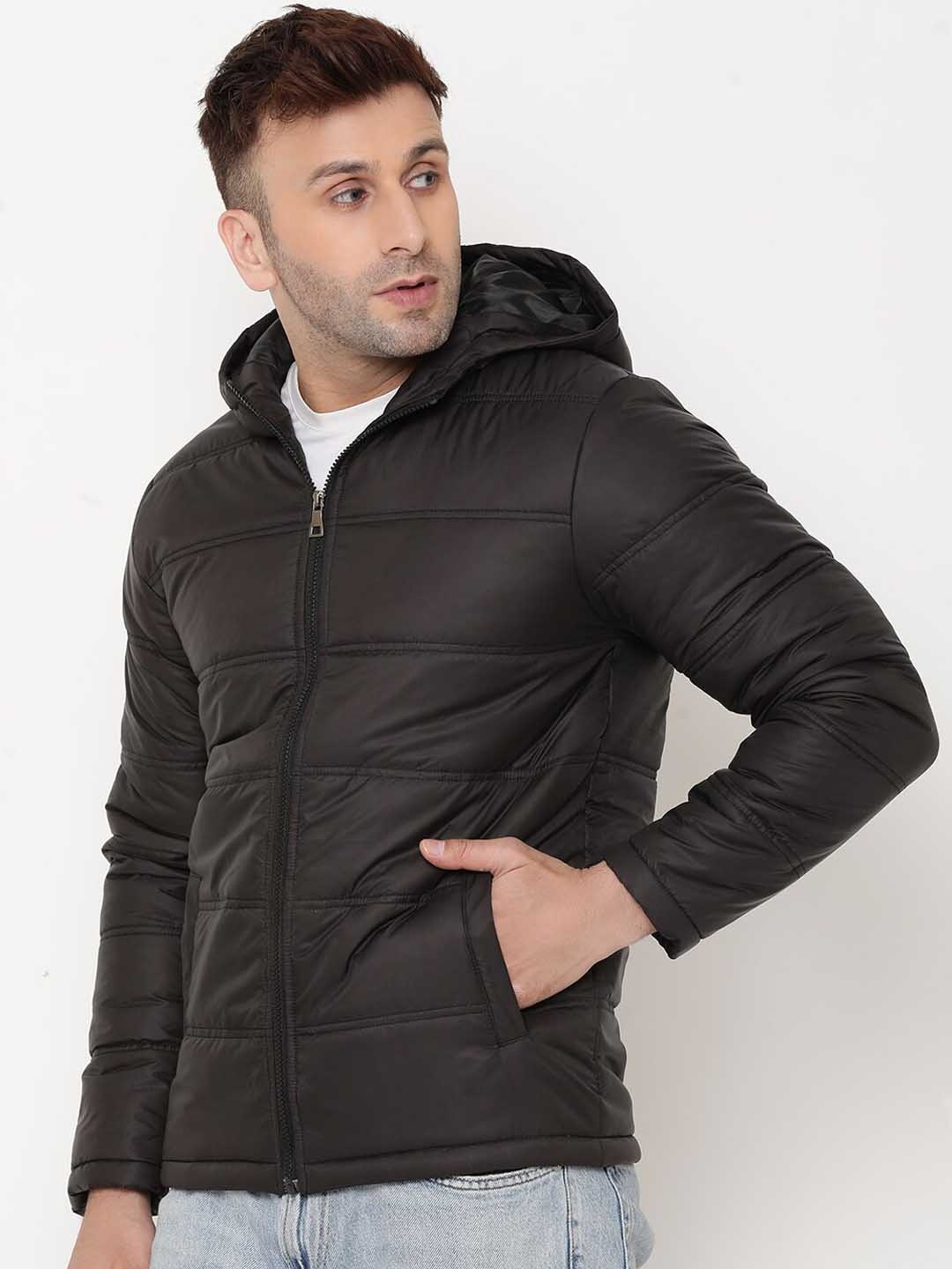 9ty3ree Hooded Insulator Puffer Jacket, Black