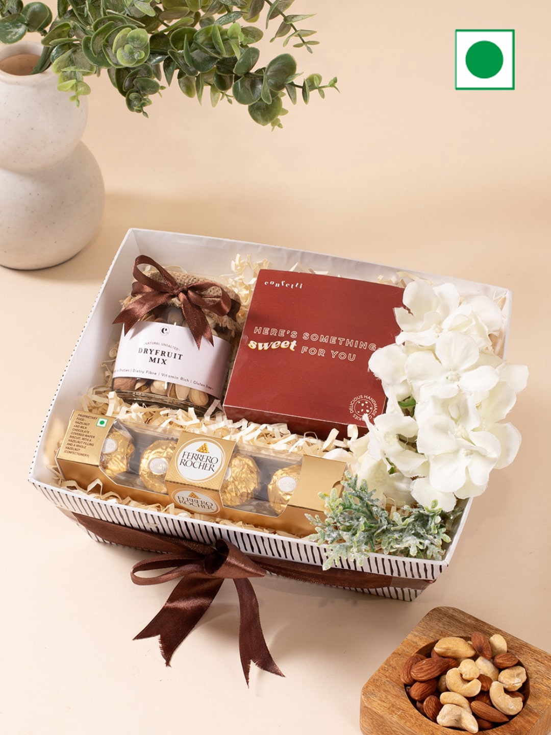 

Confetti Gifts Pack Of 3 Assorted Hamper Gift, Brown