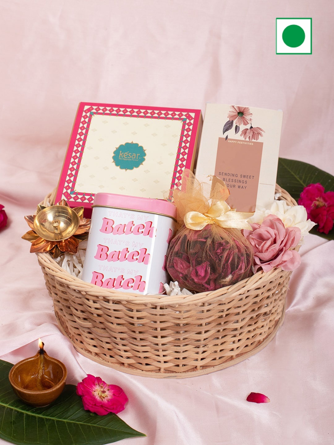 

Confetti Gifts Assorted Diwali Set Of 5 Items, Pink