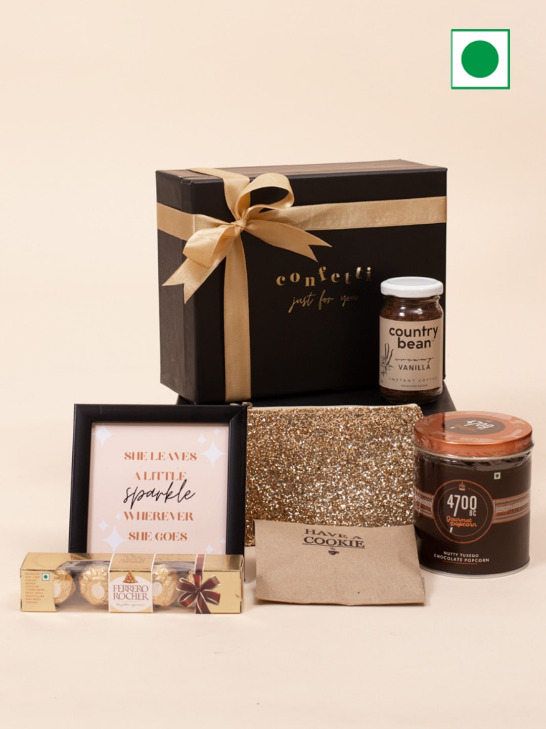 

Confetti Gifts Pack of 6 Assorted Gift Hamper, Brown
