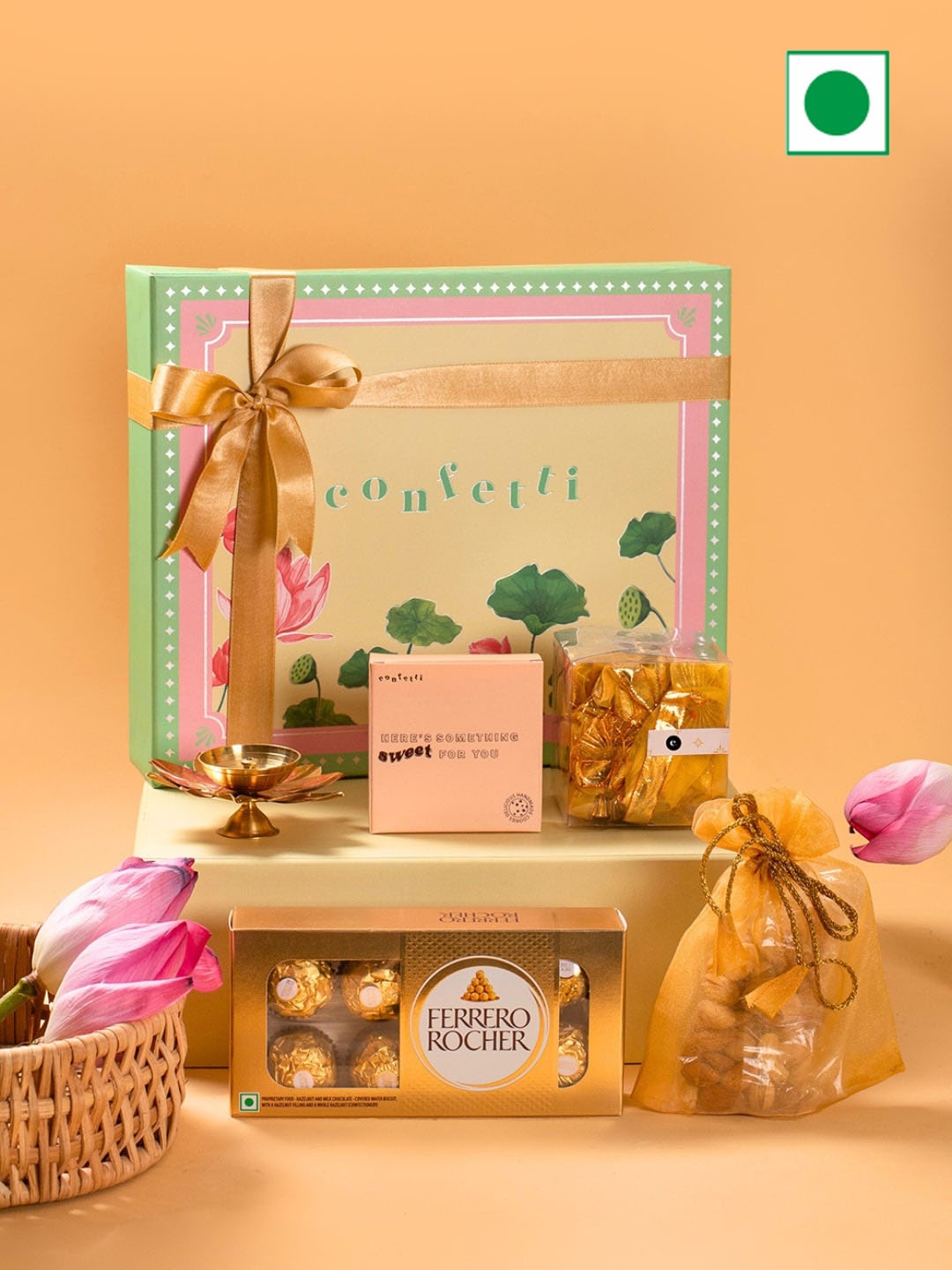 

Confetti Gifts Assorted Diwali Gift Set, Yellow