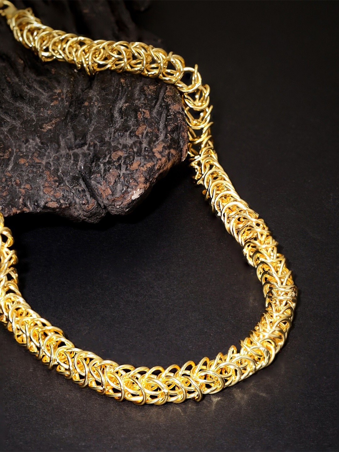 

The Roadster Lifestyle Co. Men Gold Plated Link Chain