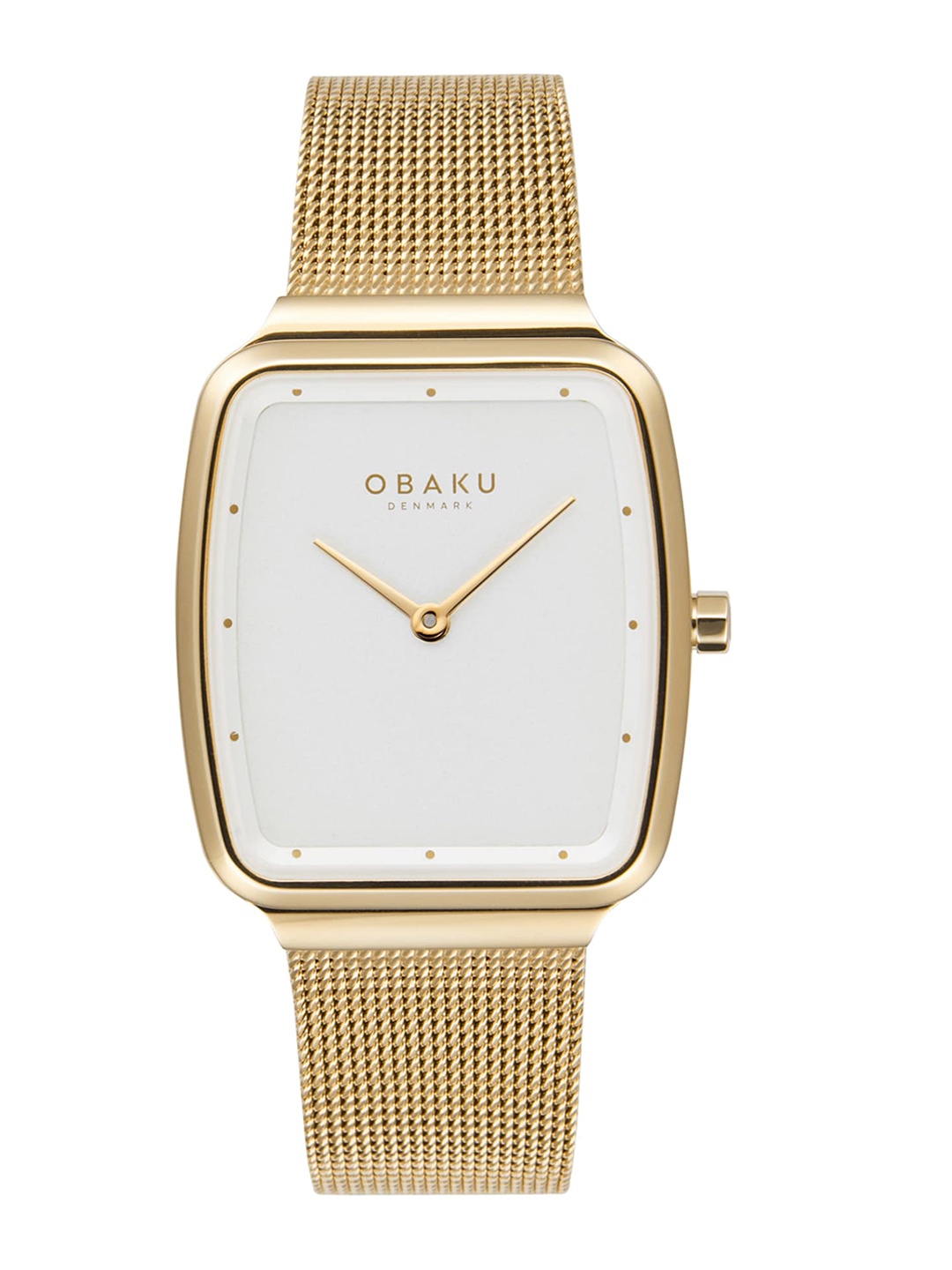 

Obaku Women Stainless Steel Bracelet Style Straps Analogue Watch V267LXGIMG, Silver