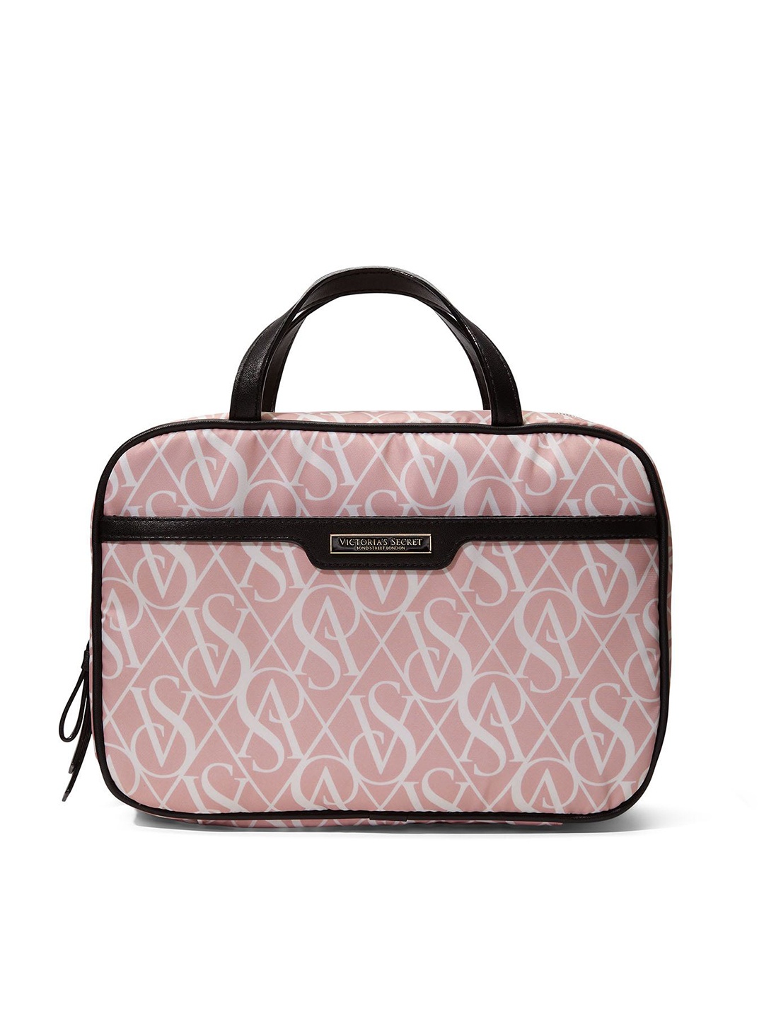 

Victoria's Secret Women Brand Logo Printed Vanity Bag, Pink