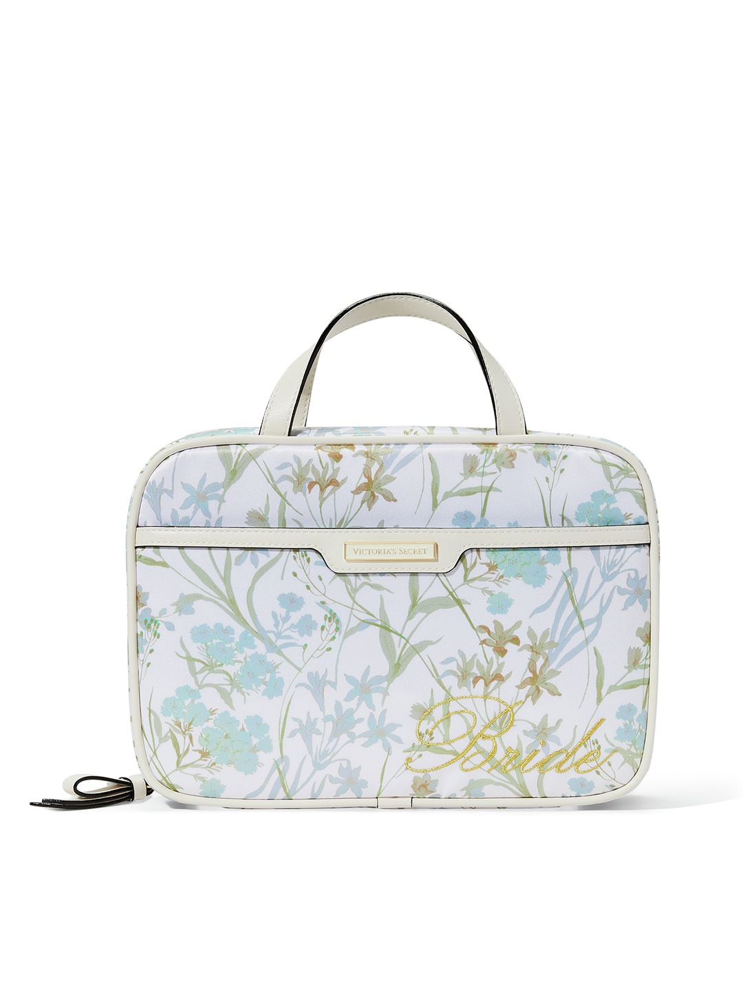 

Victoria's Secret Floral Print Jetsetter Hanging Cosmetic Case, White