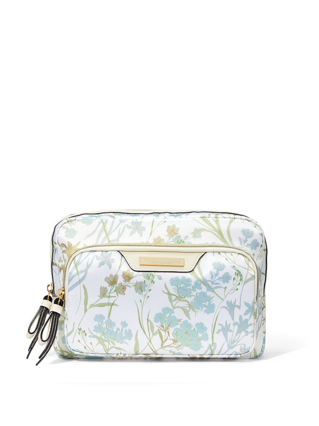 

Victoria's Secret Women Floral Printed Bridal Vanity Bag, White