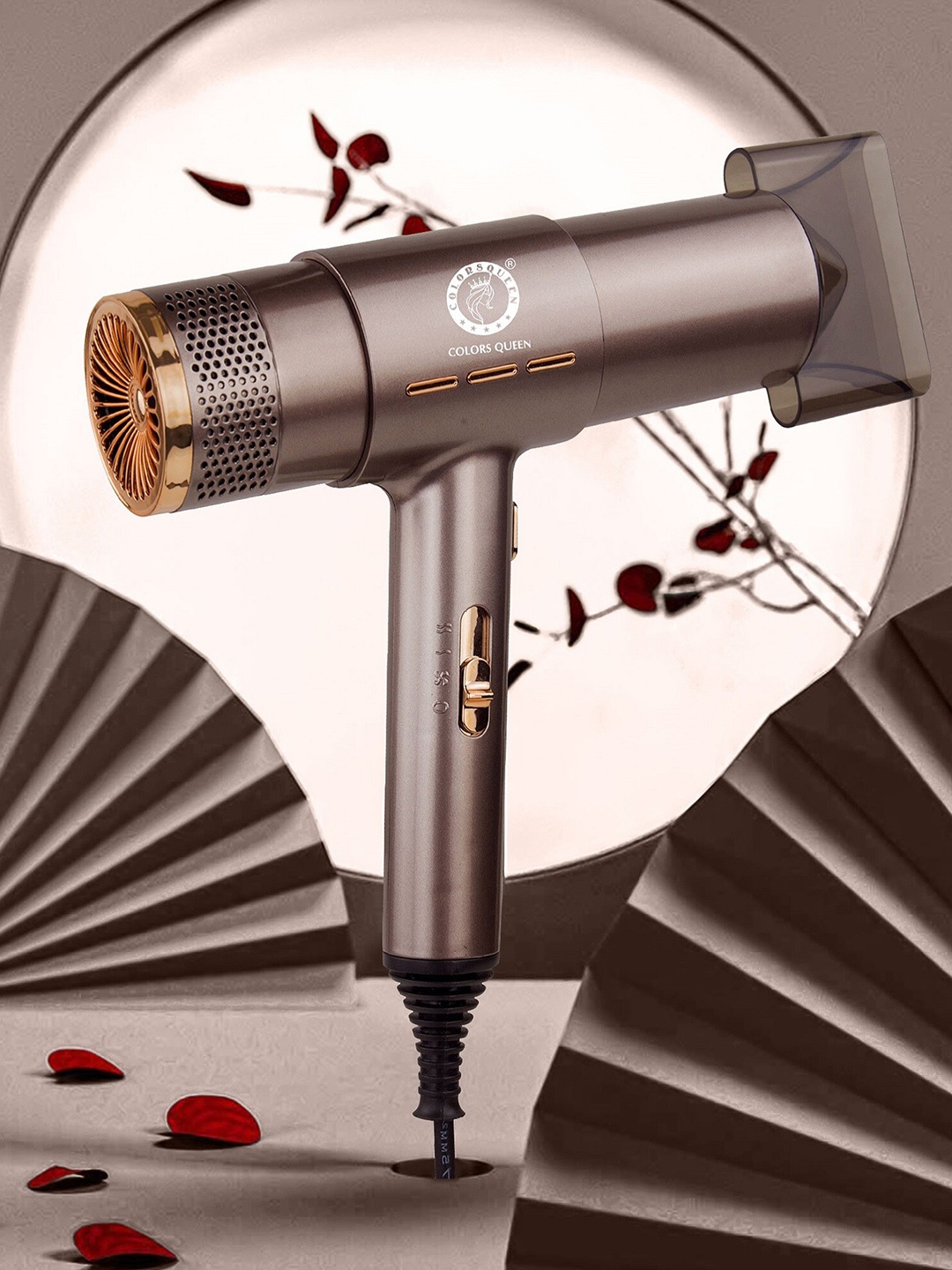

Colors Queen Hot & Cold Hair Dryer 1800 Watt, Grey