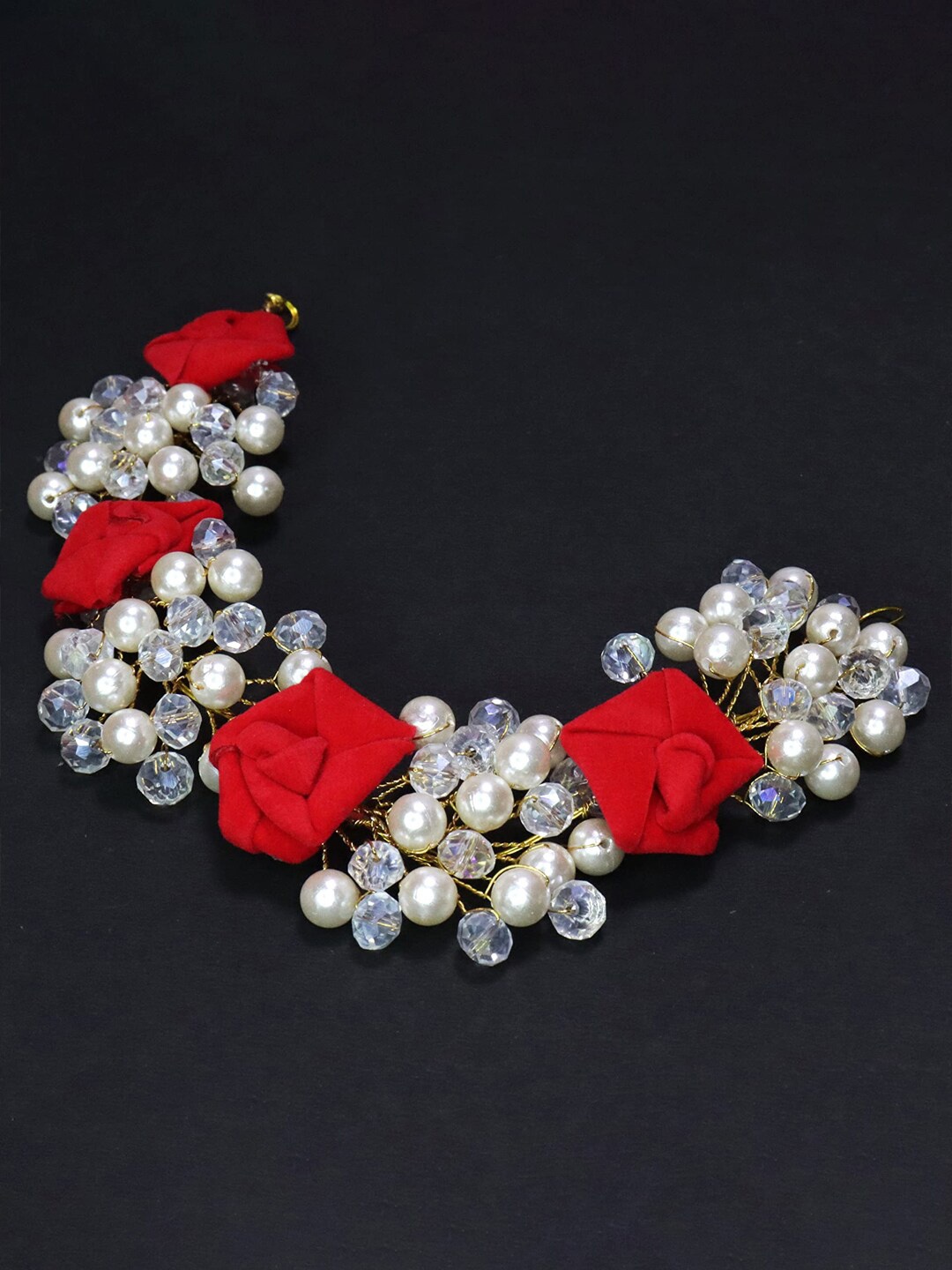 

Krelin Women Red & White Hair Accessory Set of