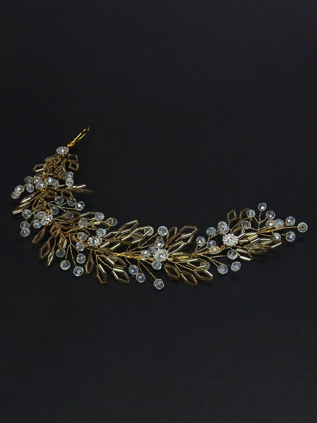 

Krelin Women Gold-Toned & White Hair Accessory Set of