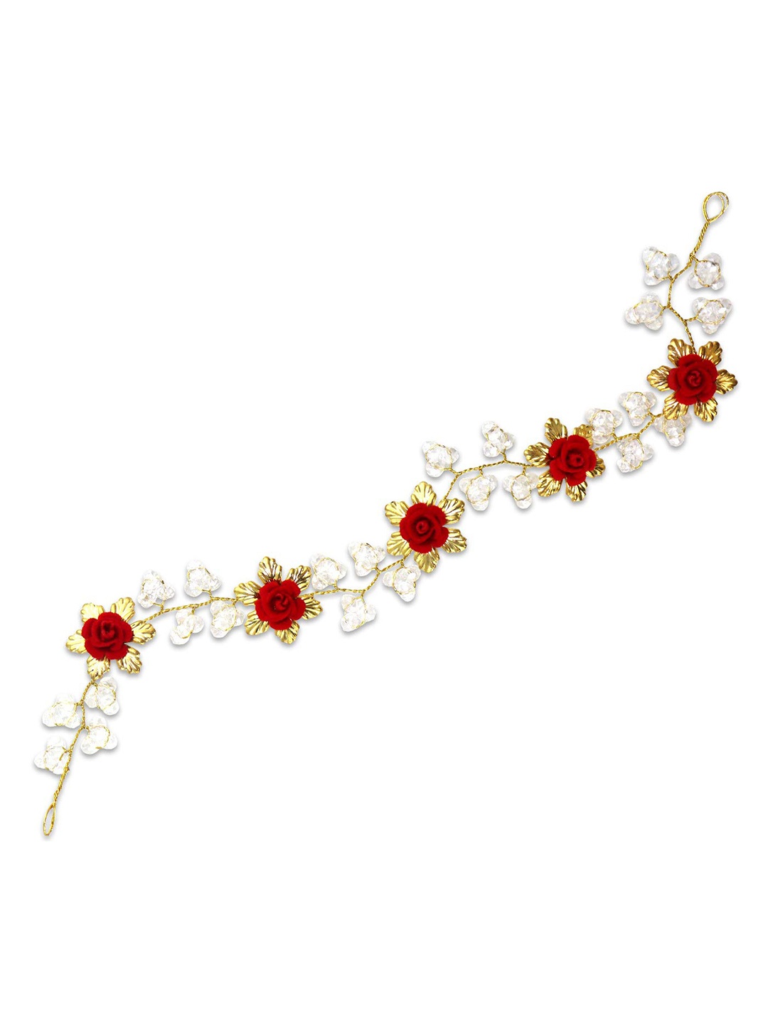 

Krelin Women Red & White Hair Accessory Set of