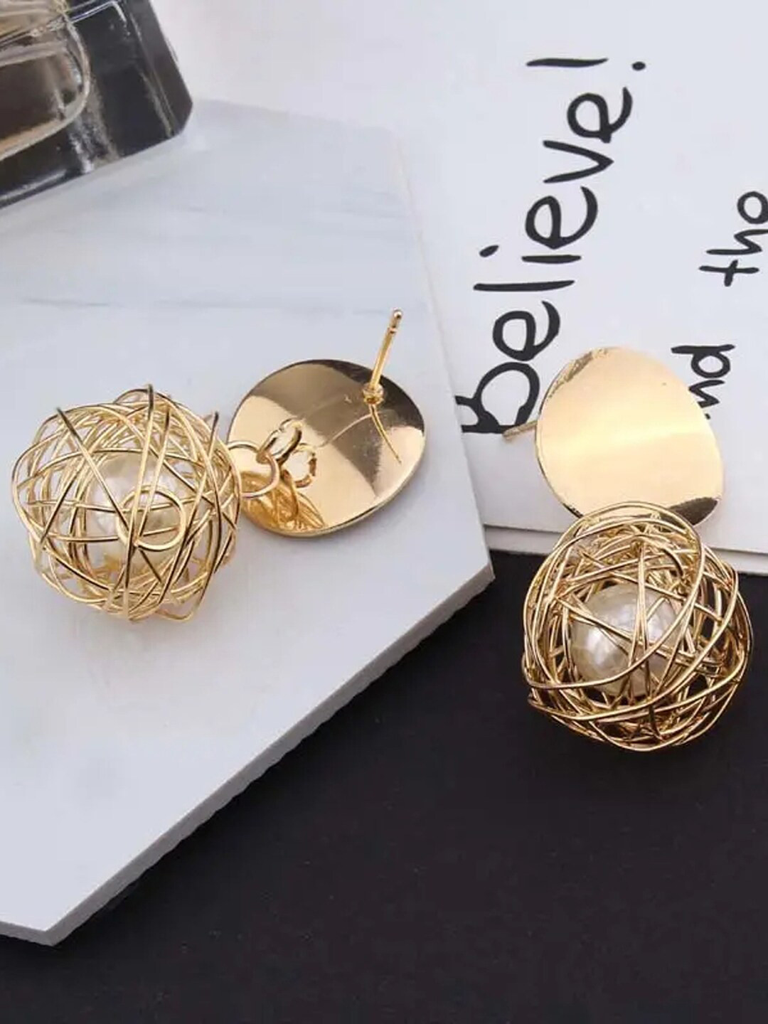 

Krelin Gold Plated Drop Earrings