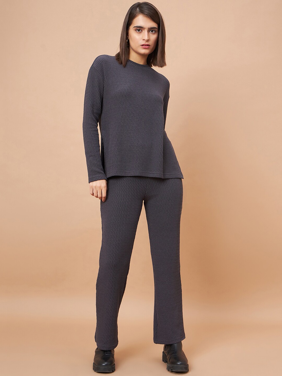 

Gipsy Knitted Top With Trousers Set, Grey