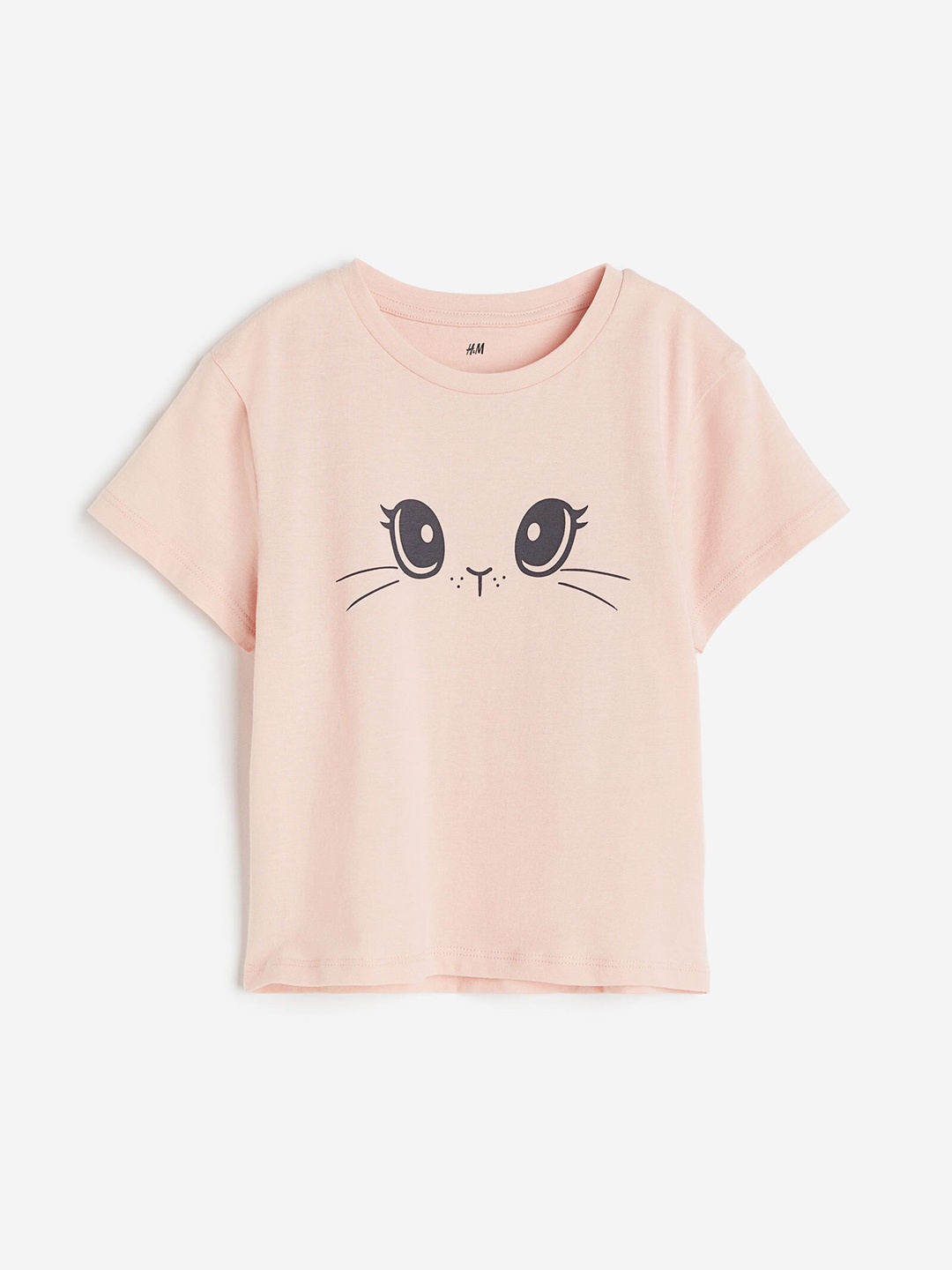 

H&M Girls Printed T-shirt, Pink