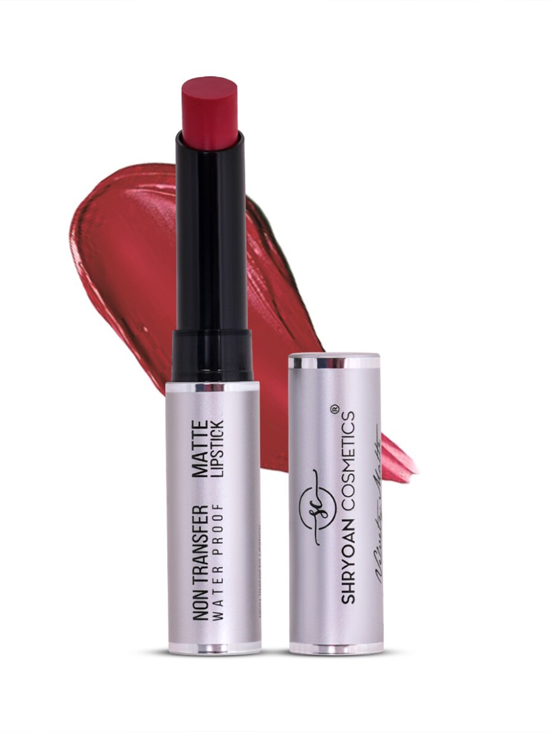 

SHRYOAN Non-Transfer Waterproof Smudge-Proof Matte Lipstick - Shade SH11, Red