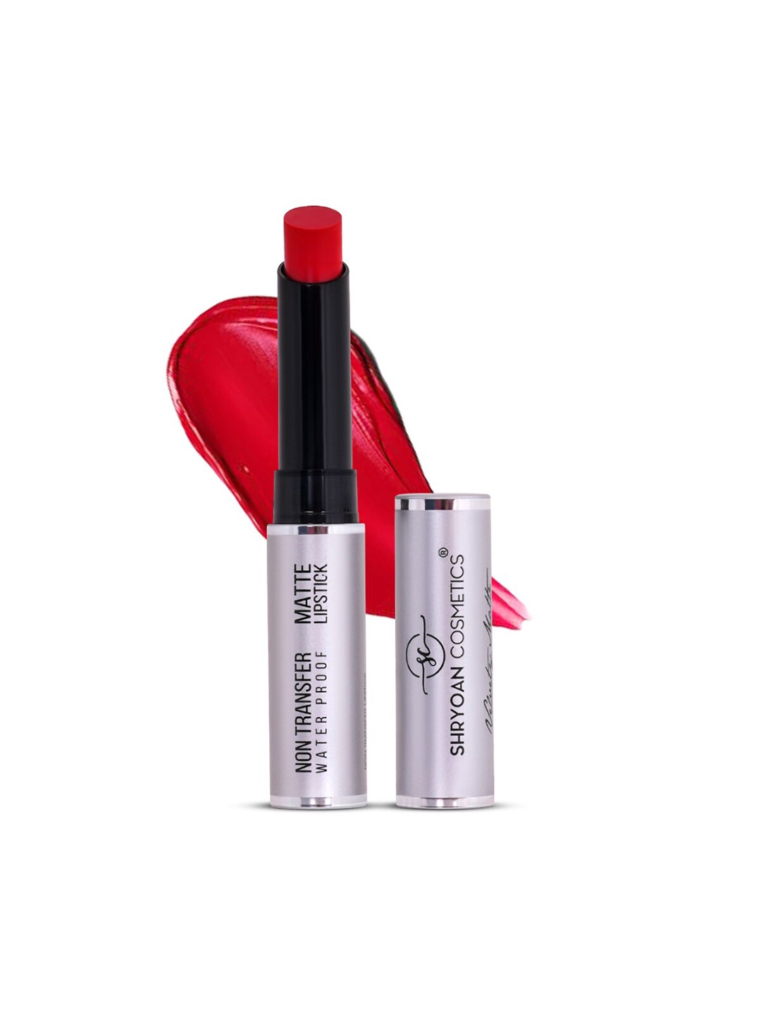 

SHRYOAN Non-Transfer Waterproof Smudge-Proof Matte Lipstick - Shade SH01, Red